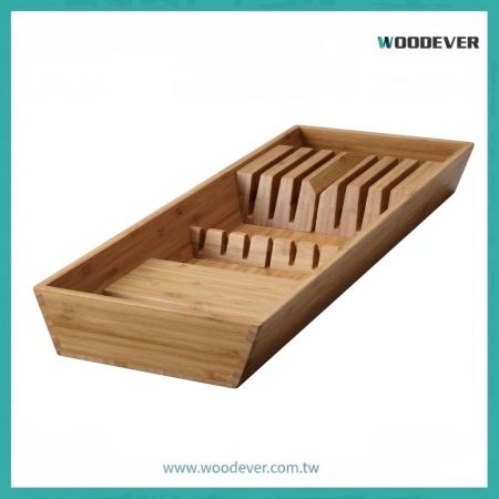 BM06 Natural Bamboo Drawer Organizer | $50 \times 21$ cm - Professional Bamboo Storage Series: High-Stability & ESG-Compliant Solutions|  WOODEVER Customized  PET Furniture OEM/ODM