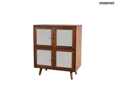 Kabinet Penyimpanan Anyaman 4-Pintu – Produsen Vietnam untuk Proyek Furnitur Kustom - Pabrik Bersertifikat FSC/BSCI | Layanan OEM/ODM | Pemasok Produksi Massal Vietnam