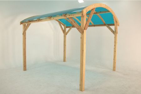 實木獨立式休閒涼棚