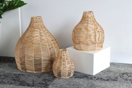 燈罩 - 環保天然FSC認證編織燈罩越南居家編織產品工廠，可高彈性客製化一站式服務