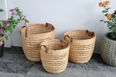 Baskets & Bins - Natural Woven Baskets and Waste Bins Manufactured in Vietnam