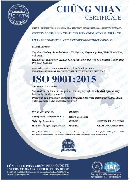 ISO 9001 (ISO, Internationale Organisation für Normung): Der weltweit am häufigsten angewandte Qualitätsmanagementstandard, der darauf abzielt, die Qualität von Produkten und Dienstleistungen kontinuierlich zu verbessern, die Kundenzufriedenheit zu erhöhen und das interne Management der Organisation zu stärken.
