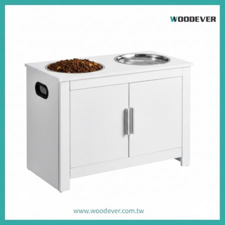 PF09 多功能寵物餵食儲物櫃 | 隱藏式收納高架餐桌| 工業風收納式寵物屋收納架｜越南家具供應商 OEM/ODM 量產 - PF09 多功能寵物餵食儲物櫃 | 隱藏式收納高架餐桌| 工業風收納式寵物屋收納架｜越南家具供應商 OEM/ODM 量產