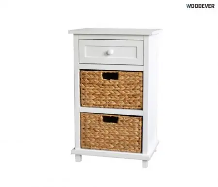 Storage Cabinet with Woven Baskets|OEM/ODM Orders Available|Vietnam Manufacturer - WOODEVER Acacia Corner Display Shelf – 5 Tier| WOODEVER Vietnam Manufacturer|FSC Certified OEM/ODM Supplier