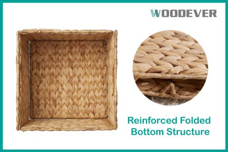 Our FSC Water Hyacinth Woven Storage Baskets are made in Vietnam.