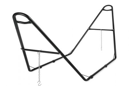 Customized flexible metal hammock stand.