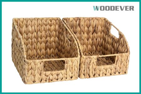 जल हायसिंथ बुने हुए बास्केट पर्यावरण के अनुकूल हैं और इनमें गैर-ज़हरीला, गैर-खतरनाक, पर्यावरण के अनुकूल पानी आधारित गोंद का उपयोग किया जाता है।