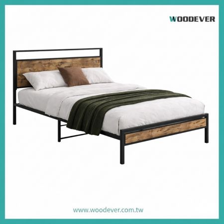 極簡床架、鐵製木製床批發、鐵製木製床架批發商｜越南 OEM／ODM 金屬家具製造商客製化傢俱