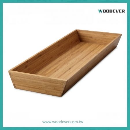 BM06 Natural Bamboo Drawer Organizer - Professional Bamboo Storage Series: High-Stability & ESG-Compliant Solutions|  WOODEVER Customized  PET Furniture OEM/ODM