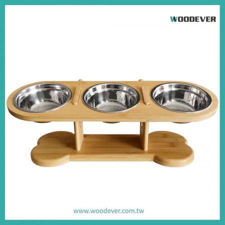 PF06 竹製高架三孔寵物餐桌 | 護頸設計不鏽鋼寵物碗PF06 竹製高架三孔寵物餐桌 | 護頸設計不鏽鋼寵物碗|越南家具供應商 OEM/ODM 量產 - 竹製高架三孔寵物餐桌 | 護頸設計不鏽鋼寵物碗PF06 竹製高架三孔寵物餐桌|越南家具供應商 OEM/ODM 量產 | 跨境電商熱銷收納系列|首選 OEM / ODM 量產越南供應商| 戶外室內兩用 - WOODEVER客製化傢俱OEM/ODM