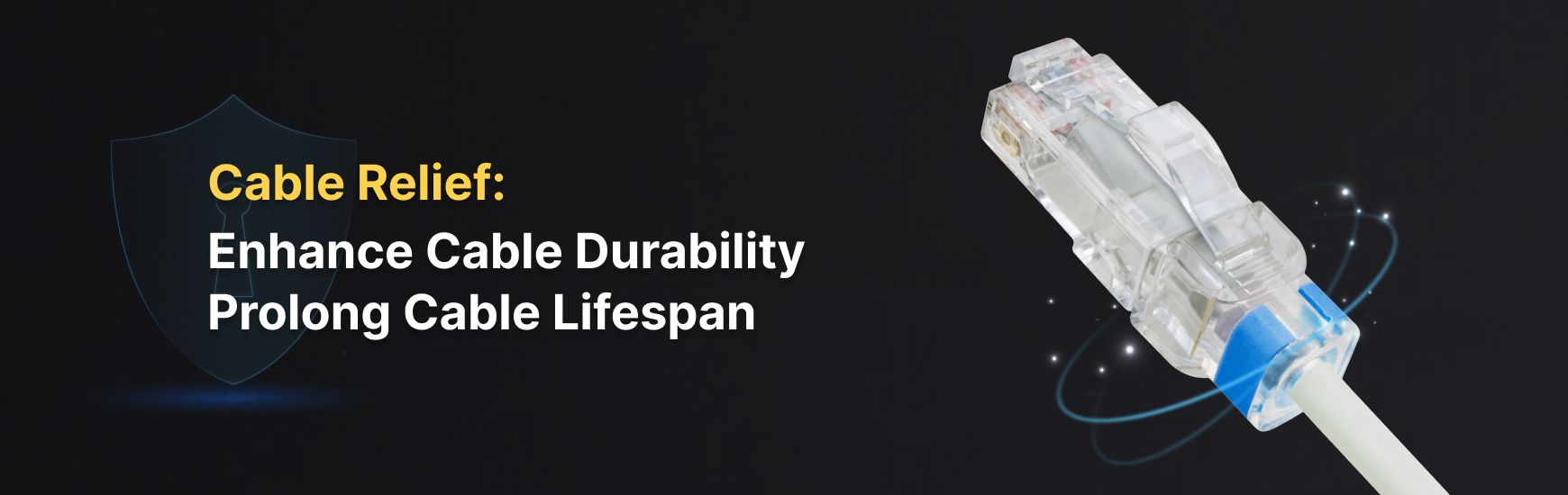 Gerilim Giderme İçin RJ45 Fiş Kılıfları (Kablo Koruma)