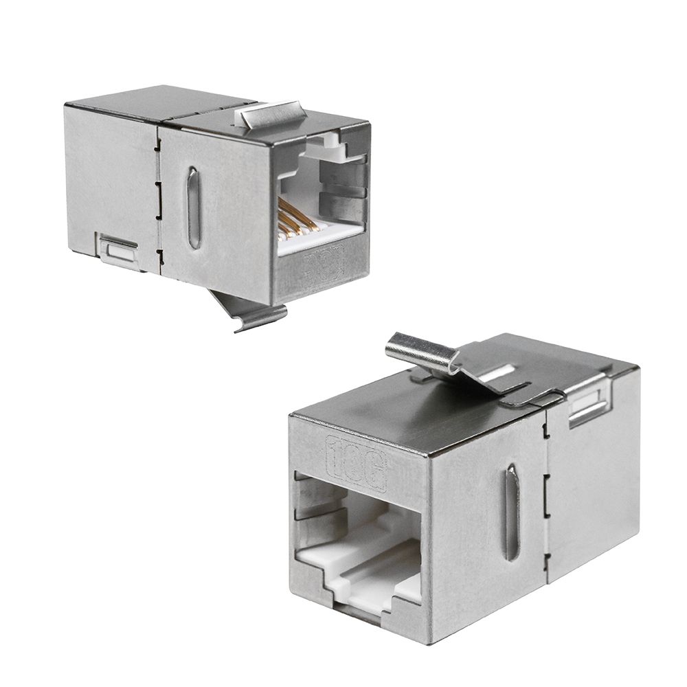 Accoppiatore RJ45 Industriale Schermato - Femmina/Femmina, Impermeabile IP67 - Per Cat6 - Foto 4