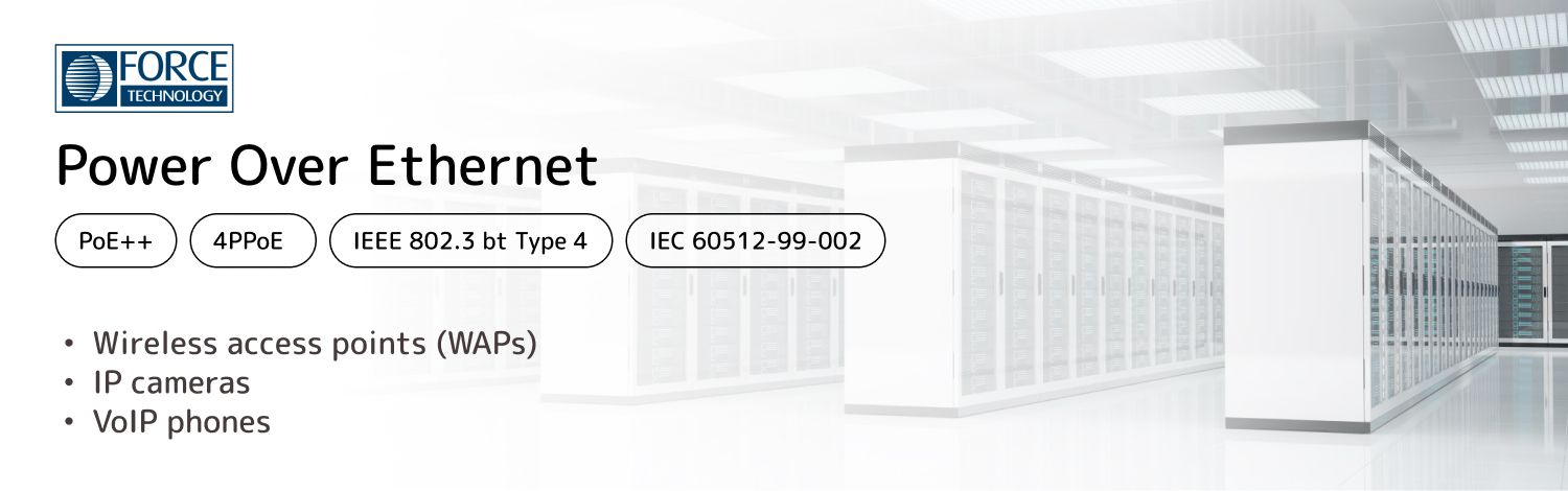 PoE++ RJ45-patchkablar i enlighet med IEC 60512-99-002:2022
