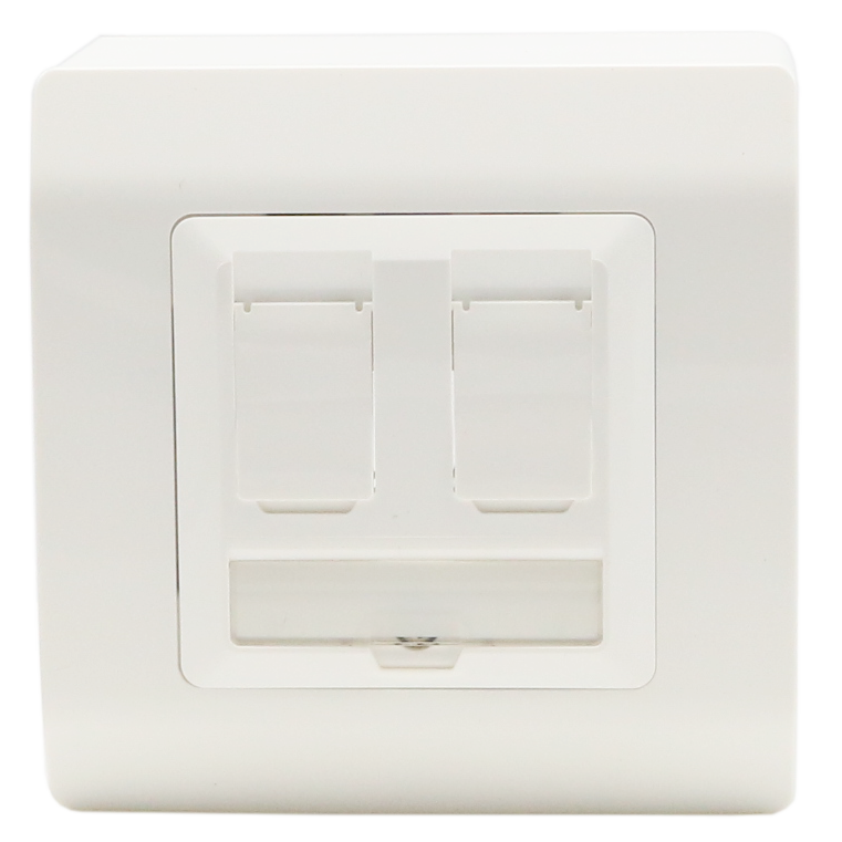 German RJ45 Mounting Box 80x80mm | EXW Network Solutions