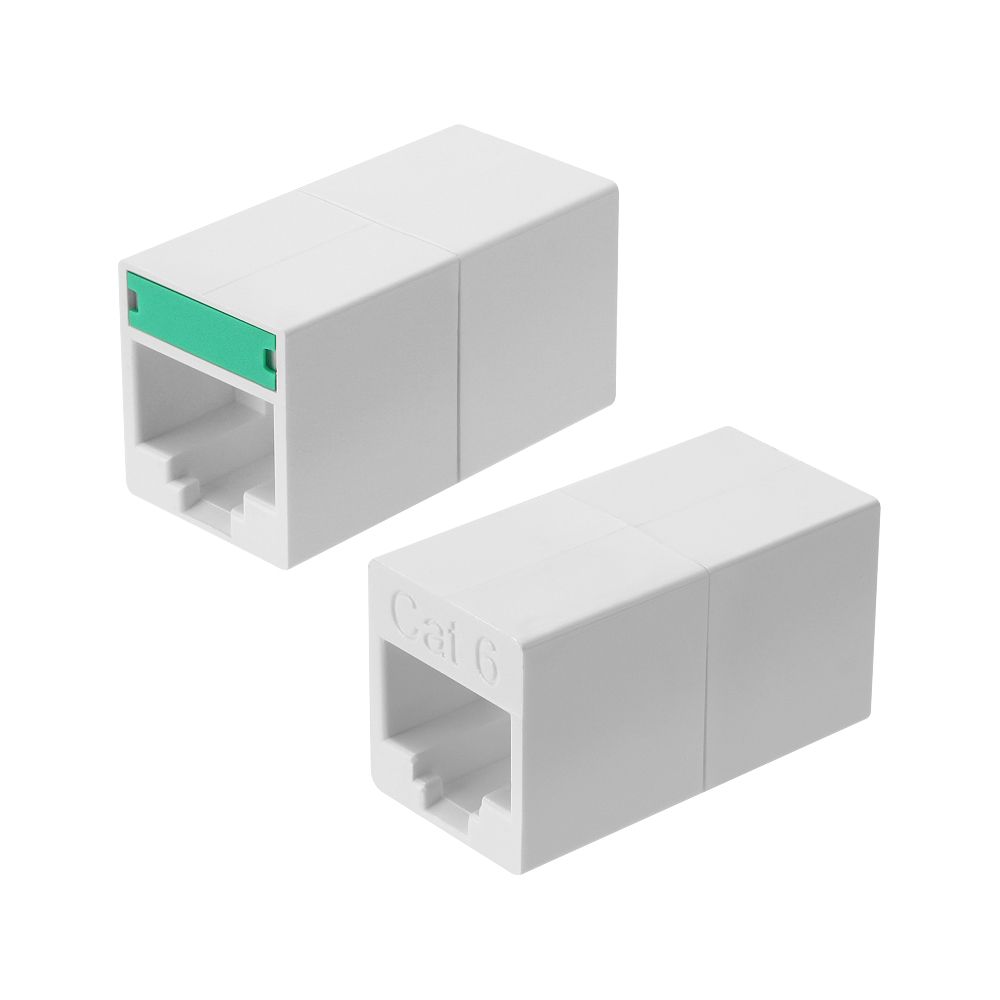 RJ45 Inline Coupler Cat6A Color Coded | EXW Network Solutions