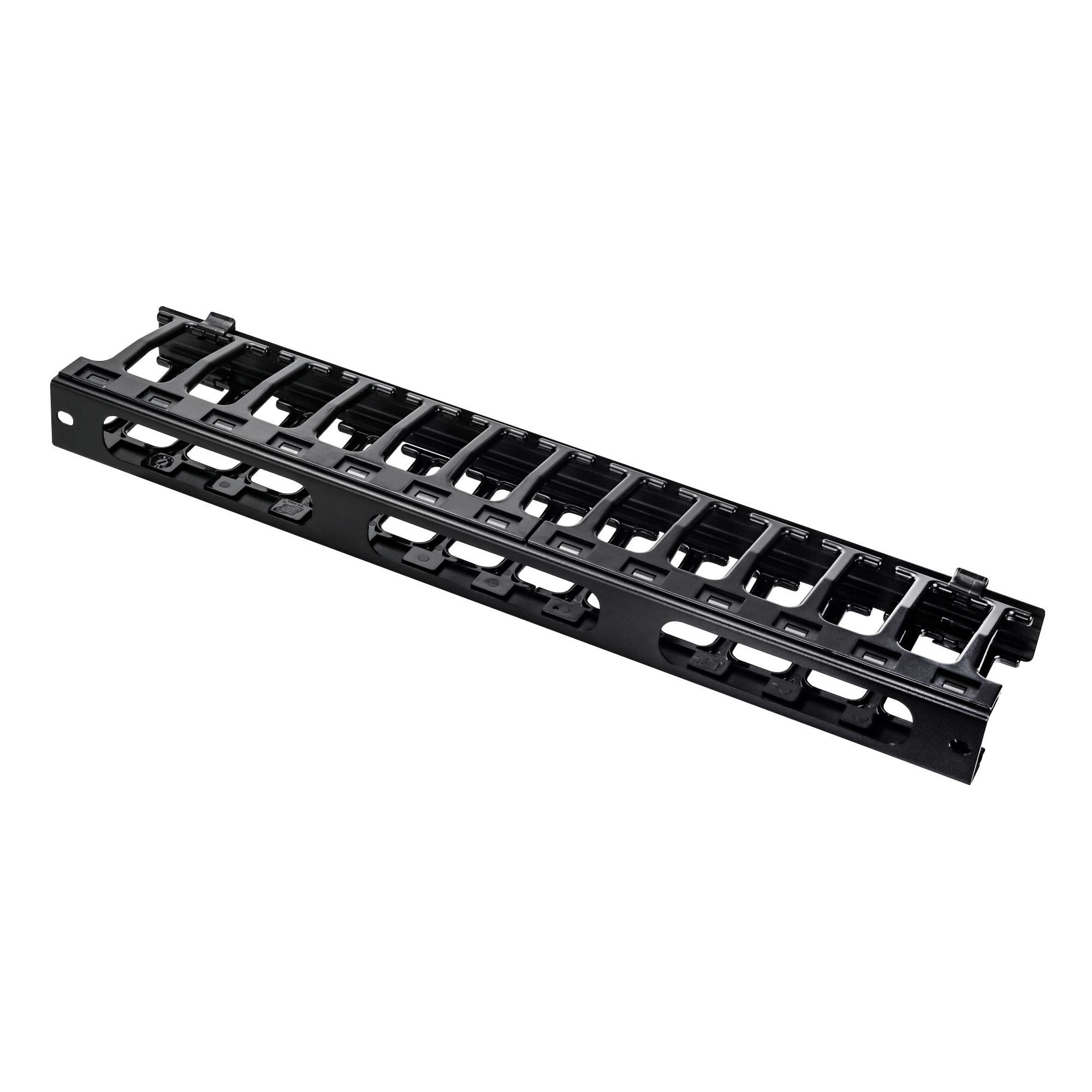Horizontal Rack Cable Organizer in Front of Ethernet Patch Panels or ...