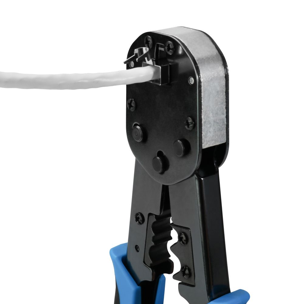 Crimping Hand Tool for Cat.6A Larger Diameter RJ45 Modular Plugs ...