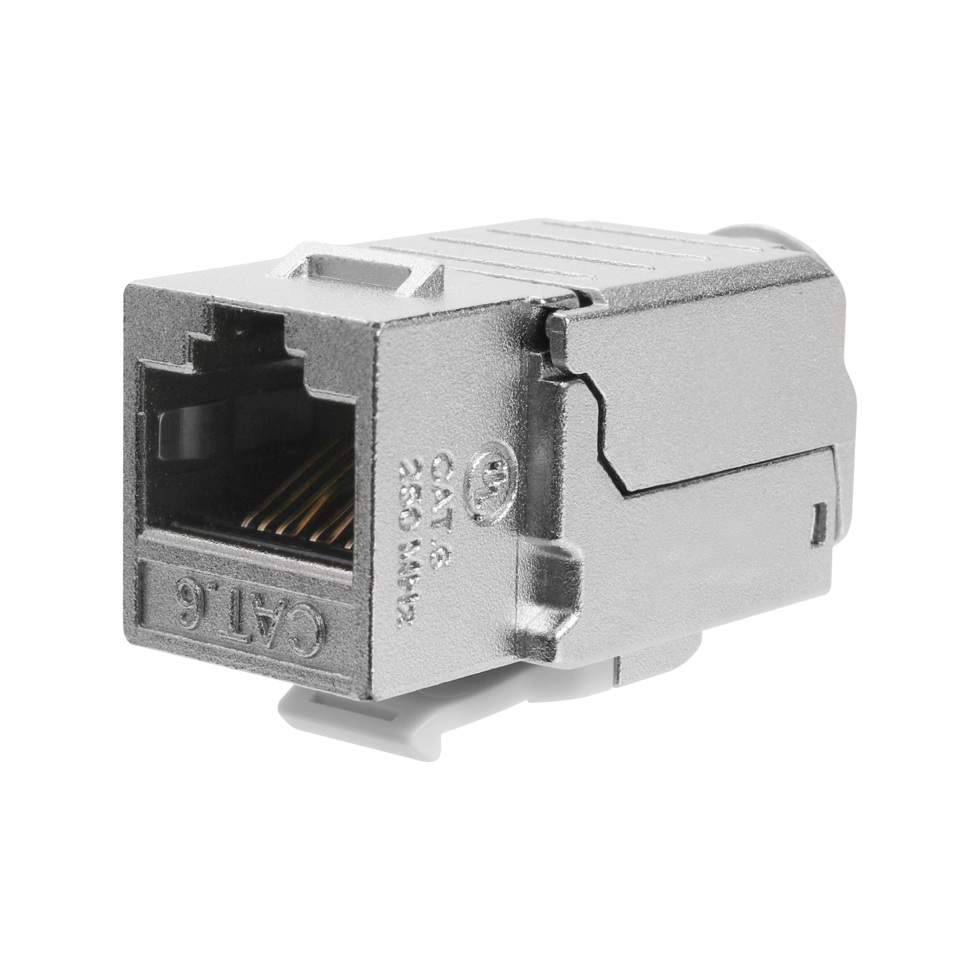 90 Degree 110 Punch Down Cat6 STP Internet Female Jack | Reliable ...