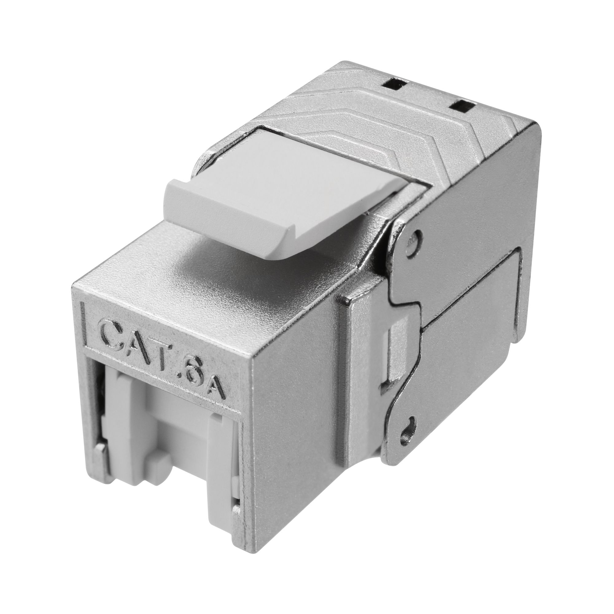 CAT6A/Cat7 Shielded RJ45 Connector Nickel Plated Modular Plug for