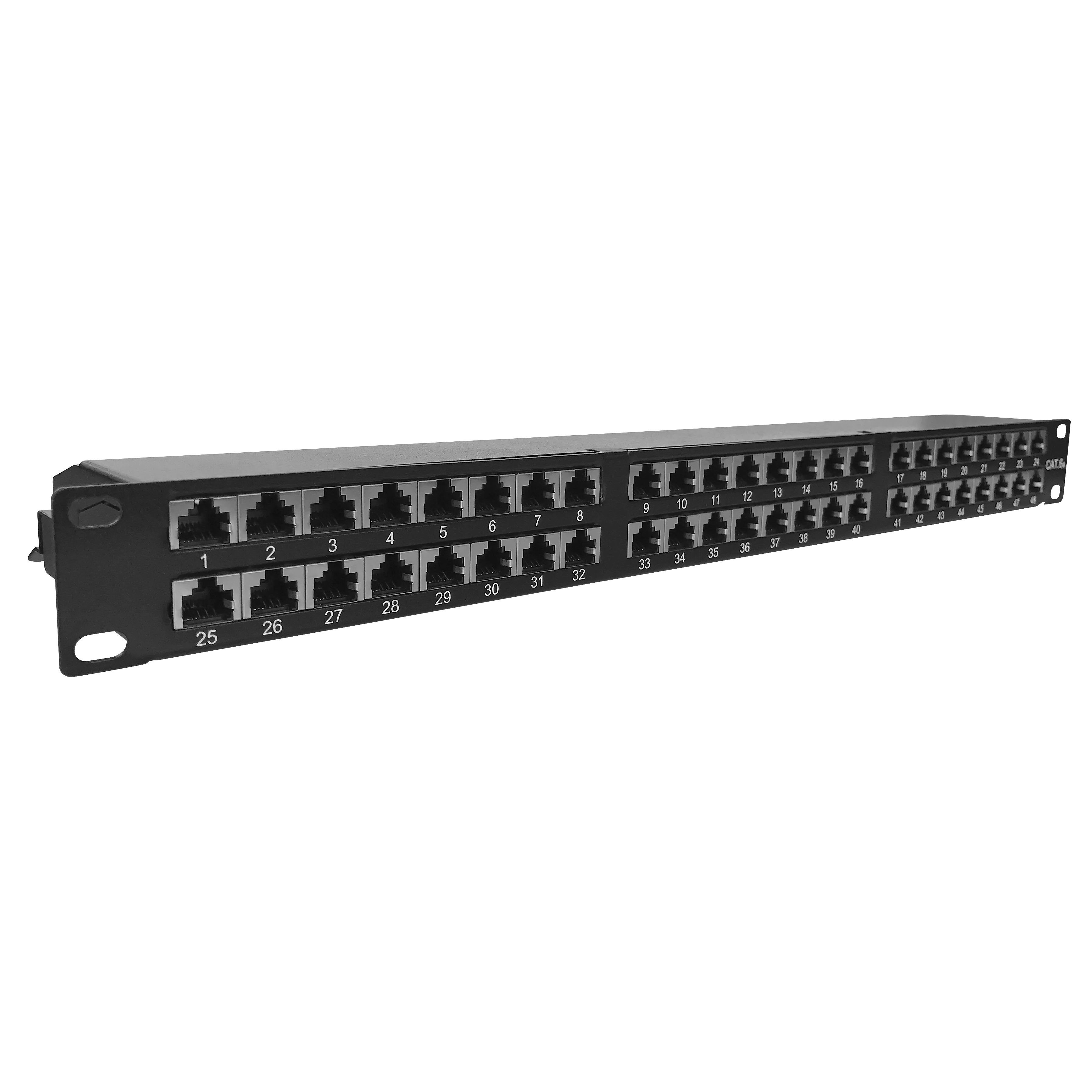 1u 48 port cat6 patch panel on sale