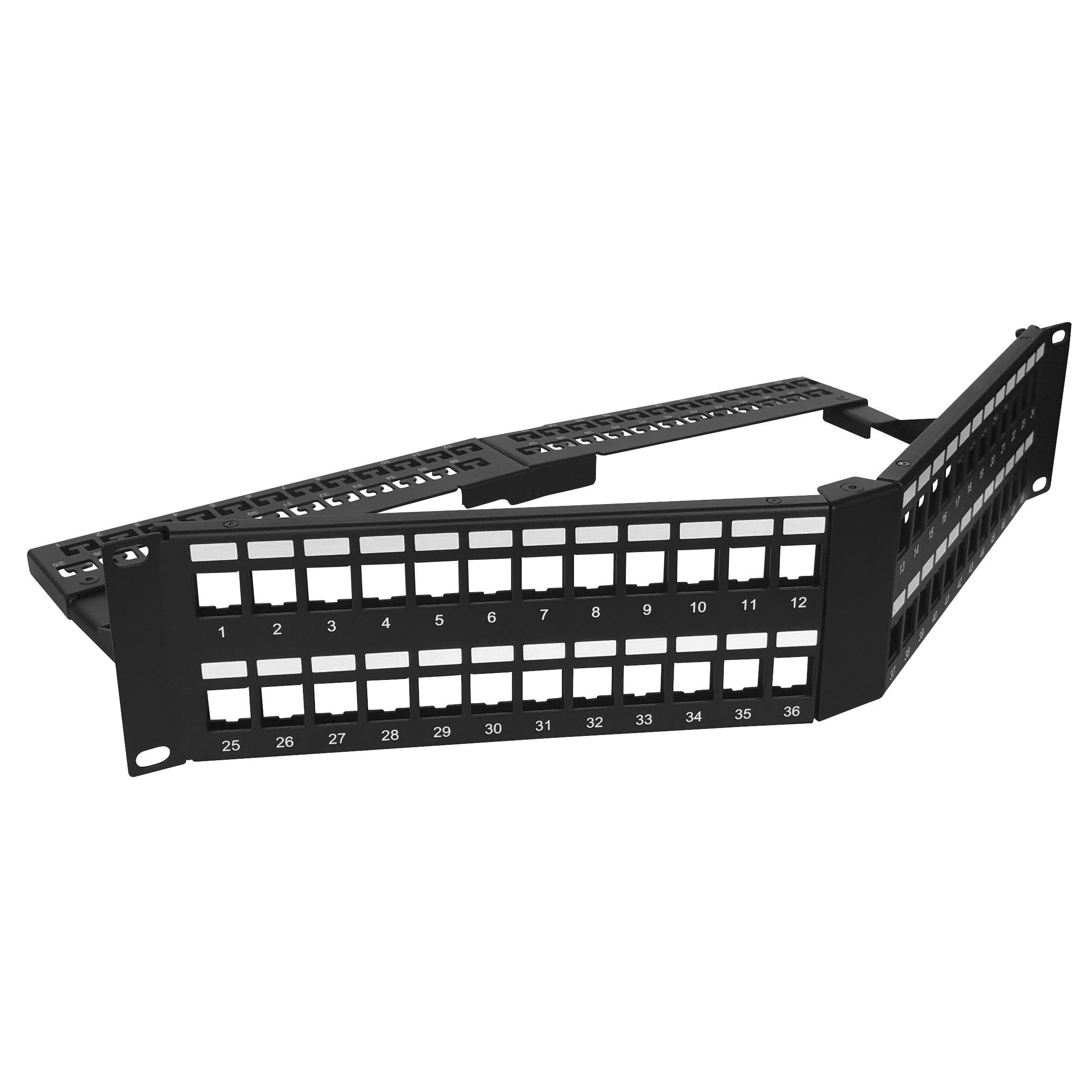 2u patch outlet panel