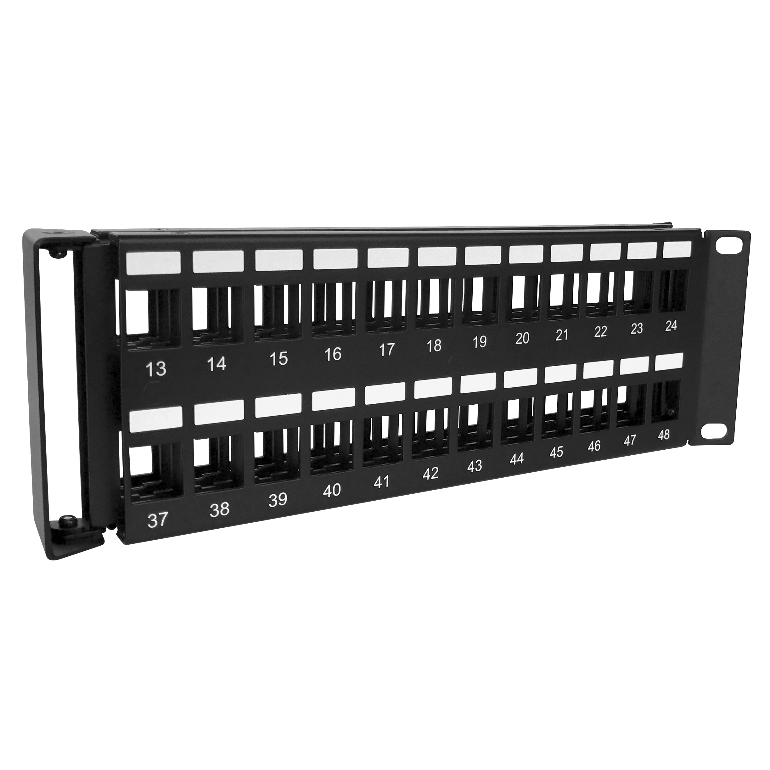 Foldable Angle UTP Patch Panel with Support Bar | Innovative Modular ...