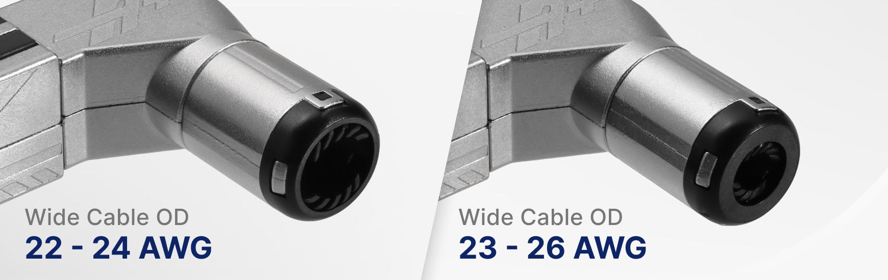 Geniş Kablo ve Geniş Kablo OD Aralıkları için RJ45 Fişi