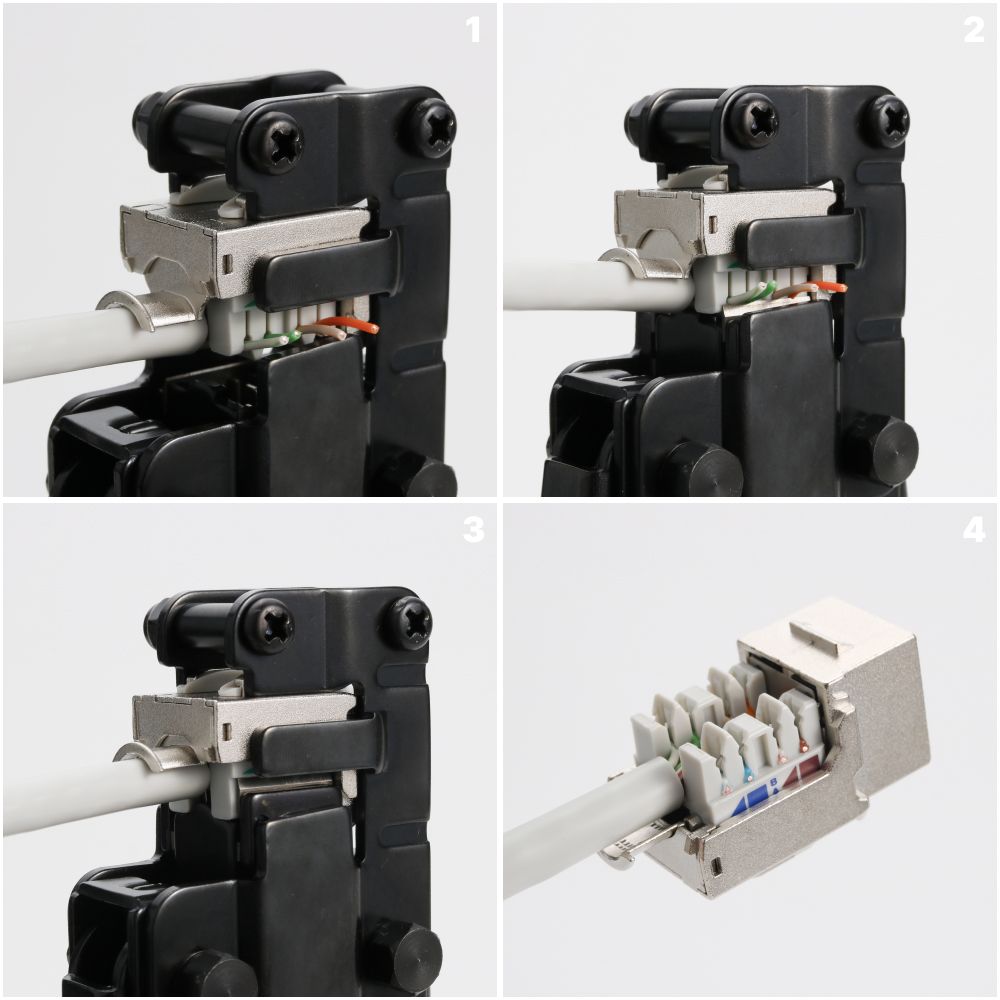STP and UTP RJ45 Keystone Jack IDC Punch Down Tool / Rapid Termination