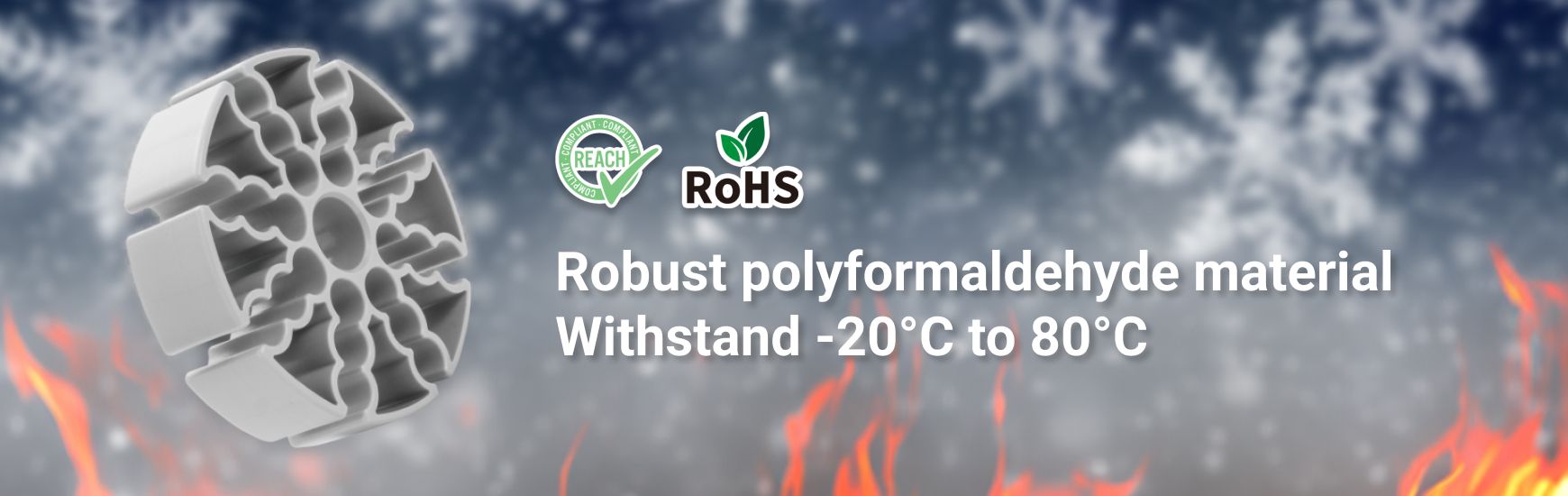 Tartós kábel fésű széles hőmérsékleti tűréssel