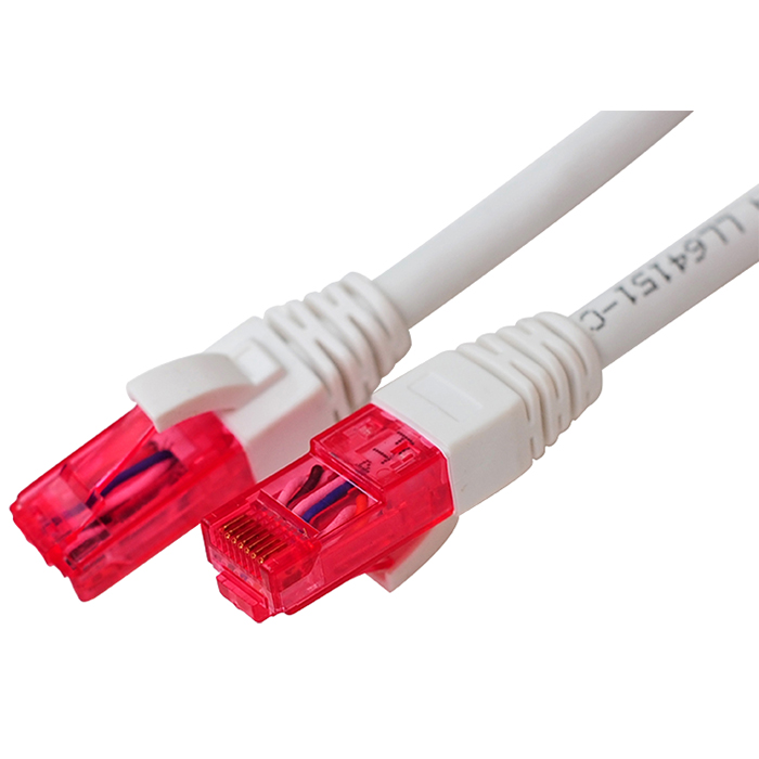 Cable de conexión plana Cat.6 UTP de 30 AWG, Soluciones avanzadas de  enchufe modular para aplicaciones críticas de red