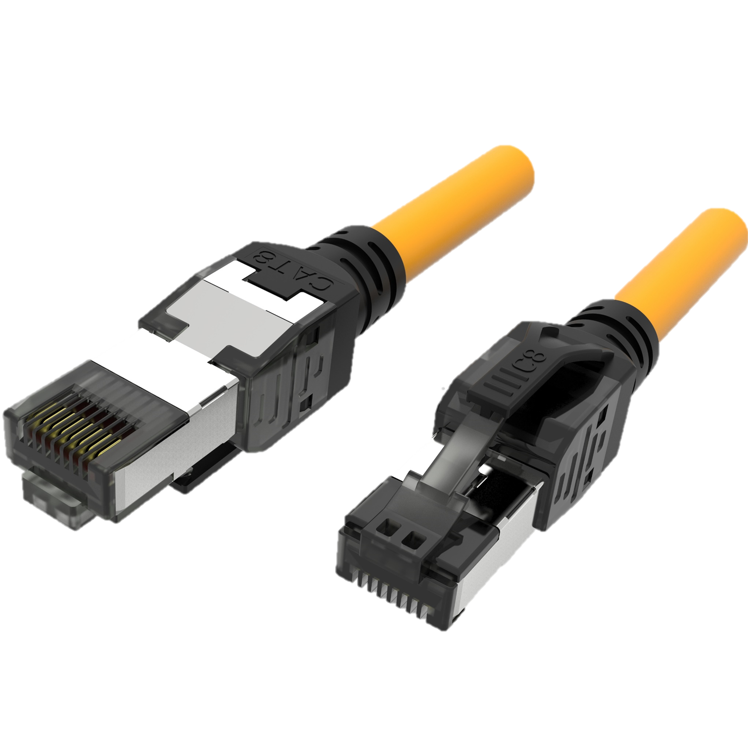 Cordón de conexión sólido Cat.8 S/FTP 22 AWG, Soluciones avanzadas de  enchufe modular para aplicaciones críticas de red