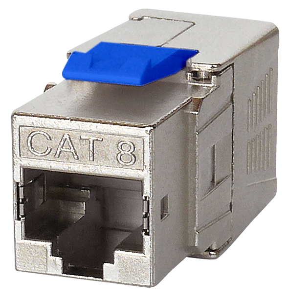 Conectores Keystone Cat.8, Conectores RJ45: Mejorando la integridad y el  rendimiento de la red para profesionales