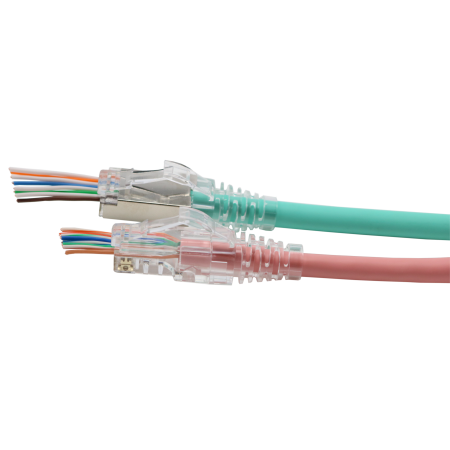 CAT5E FTP Ethernet RJ45 Plug, 100 pack, C5E-8P8C, CE Compliance 100-Pack:  Cat5e Keystones