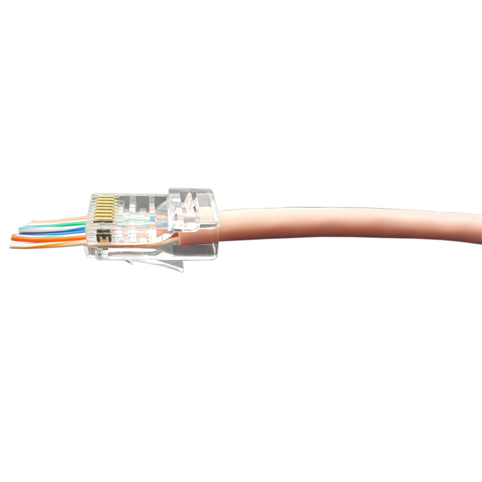 Cat.5E UTP Pass Through Modular Plug | RJ45 Connectors & Ethernet Patch ...