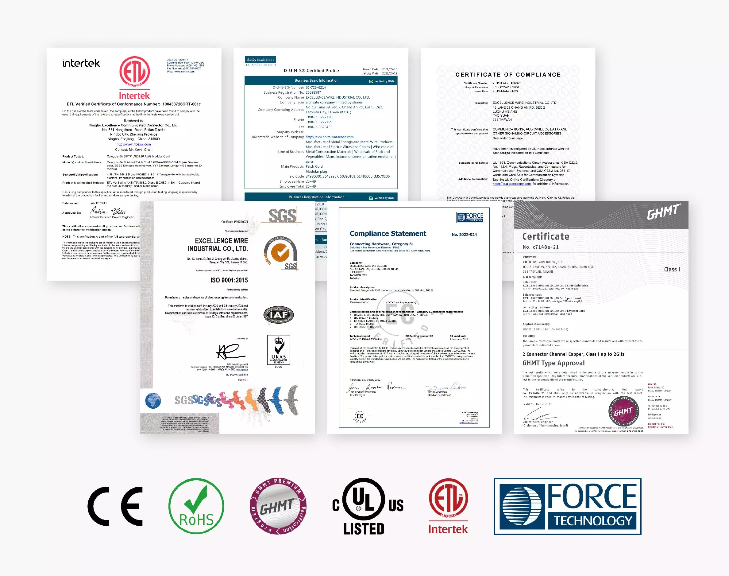 Een Gestructureerd Bekabelingsbedrijf Met Branchegerelateerde Certificeringen