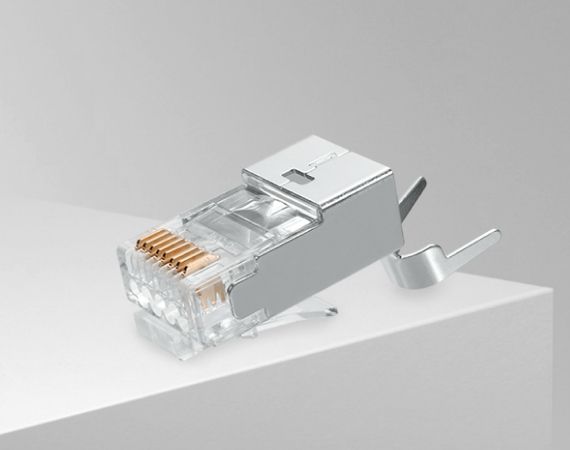 Modular Plug With 3 Prong Contact Pins Design