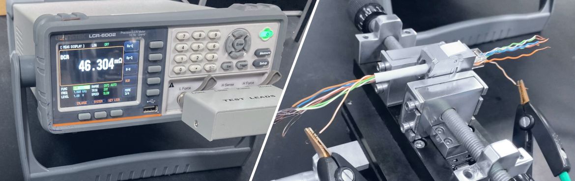 PoE RJ45 Konnektörlerinin İletişim Direnci Testi (Milyo Ohm Metre Testi)