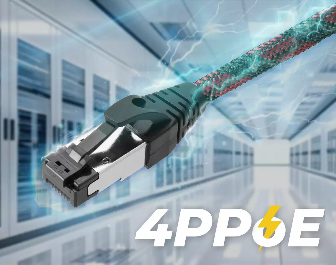 RJ45 4PPoE patchkabel testen met Fluke DSX en LinkIQ testers