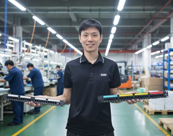 Pannello di distribuzione 8P8C OEM ODM Ordine e imballaggio personalizzati