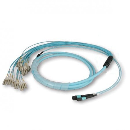 Cable de arnés de troncal de fibra de la serie 008 - Armadura de cables de conexión de fibra MTP/MPO