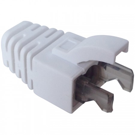 8P8C White Network Cable Boot
