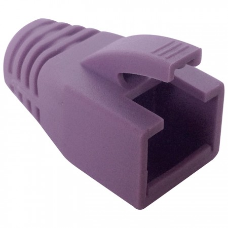 Purple 8P8C Connector Boot For Large OD Plugs