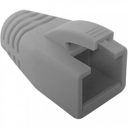 GrayRJ45 Boot Cover For Large OD Connectors