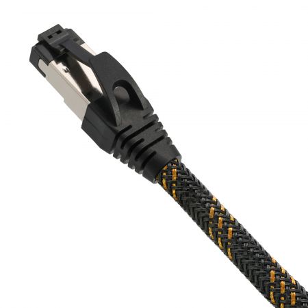 Cat 6A Braided Cable Sleeve Patch Cable