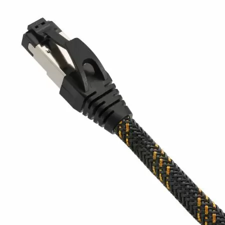 Cat6A geflochtenes Kabelhülsenpatchkabel