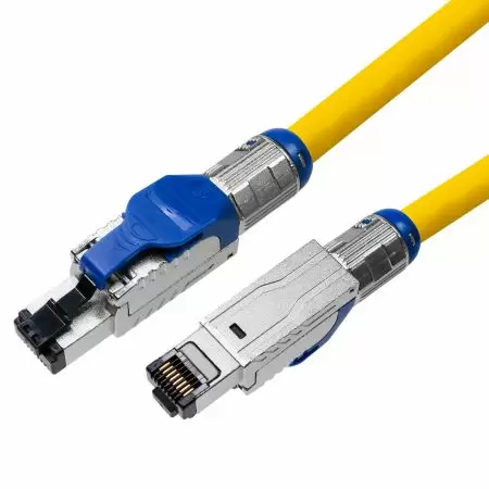 Cat.8 S/FTP 22 AWG festes Patchkabel - SFTP geschirmtes Cat 8 LSZH-abgeschirmtes Patchkabel