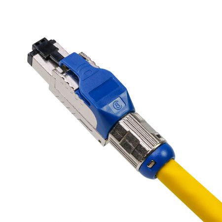 S/FTP 22 AWG कैट 8 PoE++ FORCE प्रमाणित इंटरनेट केबल