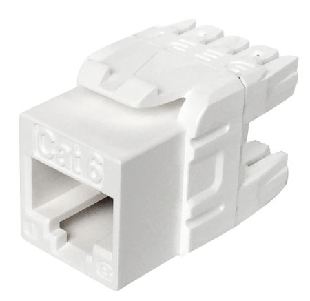 Conector Keystone Jack Cat6 UTP 110 IDC Punch Down