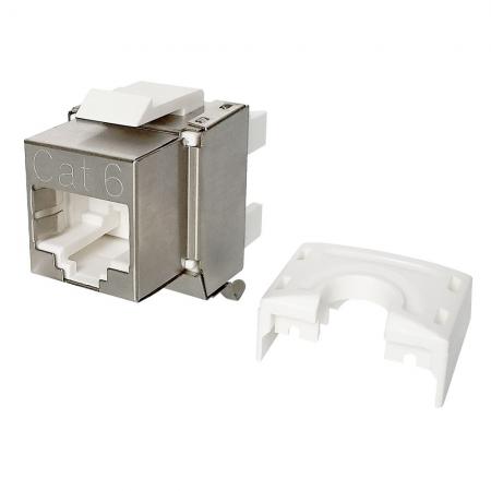Gniazdo Cat.6 STP 180 stopni 110 Keystone
