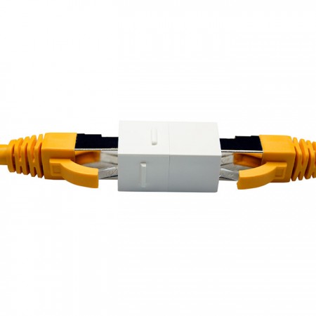 Cat6 UTP 180 Degree Network Coupler